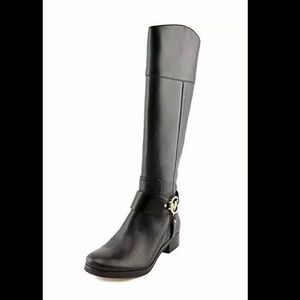 Michael Kors Fulton Harness Leather Boots